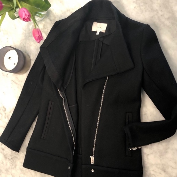 IRO Black Wool Pownil Jacket - Picture 6 of 8